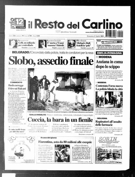 Il Resto del Carlino : giornale dell'Emilia